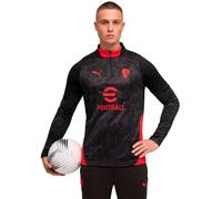 Puma - Sudadera Ac Milan Training 2025-2026, Unisex, Black-For All Time Red, M