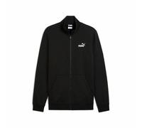 Puma Sudadera básica con cremallera y sin capucha. Talla S. Color Negro