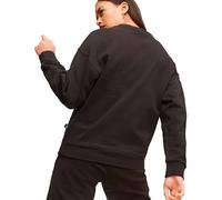 PUMA Better Essentials Crew FL Sudor, Mujer, Negro Black, M