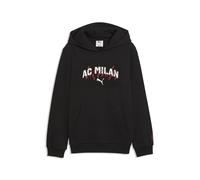 PUMA Sudadera con capucha AC Milan FtblCulture juvenil, Accesoiros, Negro, 11-12Y