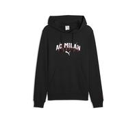 PUMA Sudadera con capucha AC Milan FtblCulture para hombre, Accesoiros, Negro, XS