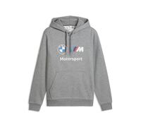 PUMA Sudadera con capucha BMW M MOTORSPORT Essentials para hombre, Accesoiros, Gris, XL