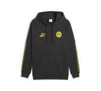 PUMA Sudadera con capucha Borussia Dortmund KING para hombre, Accesoiros, Gris, S
