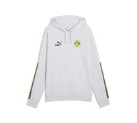 PUMA Sudadera con capucha Borussia Dortmund KING para hombre, Accesoiros, Gris, S