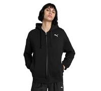 PUMA Sudadera con Capucha con Cremallera Completa TR Sudor, Negro Black, L para Mujer