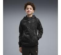 PUMA Sudadera con capucha de felpa. Color Negro Liso