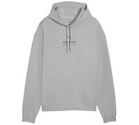 Puma Sudadera con Capucha de la Marca M Cloudspun, Gris Claro Jaspeado