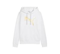 PUMA Sudadera con Capucha ESS Metallic Mujer S, White Metallic Gold