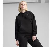 PUMA Sudadera con capucha ESSENTIAL ELEVATED RIB. Color Negro