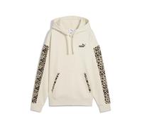 PUMA Sudadera con Capucha Essentials Animal Print Comfort Mujer XS, Alpine Snow White