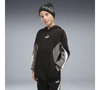 PUMA Sudadera con capucha Essentials con bloques de color juvenil, Ropa, Negro, 15-16Y