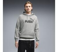 PUMA Sudadera con capucha Essentials con logo n.º 1 para hombre, Ropa, Gris, XXL