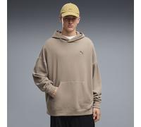 PUMA Sudadera con capucha Essentials extragrande para hombre, Accesoiros, Beige, XXL