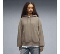 PUMA Sudadera con capucha Essentials extragrande para mujer, Ropa, Beige, XS
