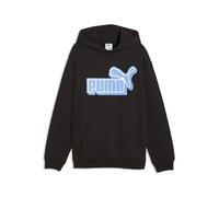 PUMA Sudadera con capucha Essentials Logo Lab de corte holgado juvenil, Accesoiros, Negro, 9-10Y