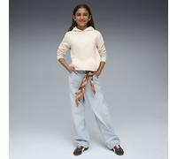 PUMA Sudadera con capucha Essentials Script juvenil, Accesoiros, Blanco, 7-8Y 7-8Y