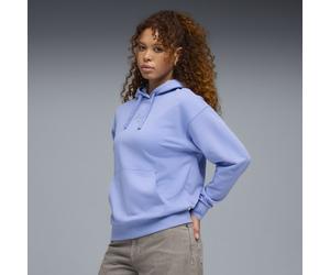 PUMA Sudadera con capucha Essentials Script para mujer, Ropa, Morado, XL