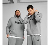 PUMA Sudadera con capucha Essentiel logotipo grande. Color gris