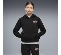 PUMA Sudadera con capucha estampada Essentials Nature 2.0 juvenil, Accesoiros, Negro, 9-10Y