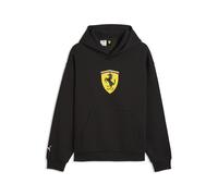 PUMA Sudadera con capucha Ferrari ColouRojo Shield de felpa para hombre, Accesoiros, Negro, L