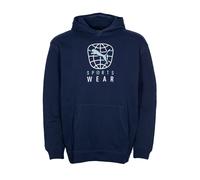 Puma Sudadera con Capucha Hombre Manga Larga Azul Oscuro Logo