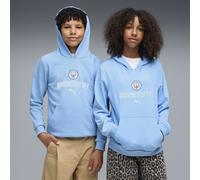 PUMA Sudadera con capucha Manchester City ftblCulture juvenil, Ropa, Azul, 13-14Y