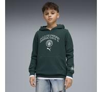 PUMA Sudadera con capucha Manchester City FtblCulture juvenil, Ropa, Verde, 5-6Y