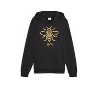 PUMA Sudadera con capucha Manchester City ftblCulture para hombre, Accesoiros, Negro, S