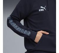 PUMA Sudadera con capucha Manchester City KING para hombre, Sport, Deep Navy/Light Azul, XL XL