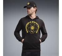 PUMA Sudadera con capucha para hombre Borussia Dortmund ftblCulture, Ropa, Negro, 3XL