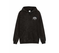 PUMA Sudadera con capucha para hombre Class Washed negro | L