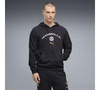 PUMA Sudadera con capucha para hombre Olympique de Marseille ftblCulture, Ropa, Azul, XS