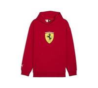 PUMA Sudadera con capucha para hombre Scuderia Ferrari Sportswear Shield, Rosso Corsa Red, L