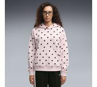 PUMA Sudadera con capucha para mujer holgada de lunares, Ropa, Rosa, XS