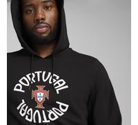 PUMA Sudadera con capucha Portugal ftblNRGY para hombre, Accesoiros, Negro, S S