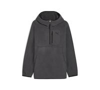 PUMA Sudadera con Capucha PUMATECH con Media Cremallera Hombre L, Dusky Gray