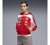 PUMA Sudadera con capucha Scuderia Ferrari HP Replica de largo recortado para mujer, Ropa, Rojo, XXS
