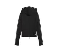 PUMA Sudadera con capucha T7 Street Glam para mujer, Ropa, Negro, XL XL