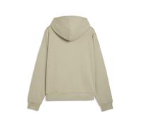 PUMA Sudadera con capucha Wardrobe Essentials Boxy Fleece para hombre, Ropa, Beige, XS XS