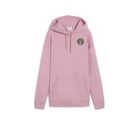 PUMA Sudadera con capucha Wardrobe Essentials Sports Legacy Graphic para mujer, Ropa, Rosa, XL XL