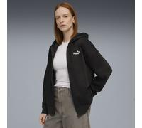 PUMA Sudadera con capucha y cremallera ESS Small No. 1 Logo Comfort para mujer, Ropa, Negro, XXS