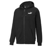PUMA Sudadera con capucha y cremallera Essentials Small Logo para hombre, Accesoiros, Negro, M M