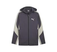 PUMA Sudadera con Capucha y Cremallera EVOSTRIPE Hombre XL Galactic Gray ┃Chaqueta de chándal de Manga Larga para Hombre con tecnología dryCELL