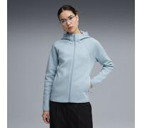 PUMA Sudadera con capucha y cremallera para mujer Evostripe, Ropa, Azul, XS