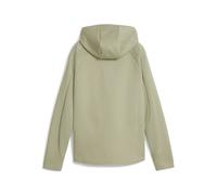 PUMA Sudadera con capucha y cremallera para mujer Evostripe, Ropa, Verde, L L