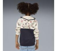PUMA Sudadera con capucha y media cremallera Little Runners para niños, Accesoiros, Azul, 5-6Y 5-6Y