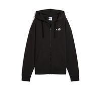 PUMA Sudadera con cremallera deportiva 'ESS No. 1' negro / blanco S negro / blanco