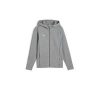 PUMA Sudadera con cremallera deportiva 'Team Final' gris M gris