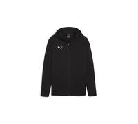 PUMA Sudadera con cremallera deportiva 'Team Final' negro / blanco S negro / blanco