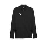 PUMA Sudadera con cremallera deportiva 'teamFINAL' negro / blanco S negro / blanco